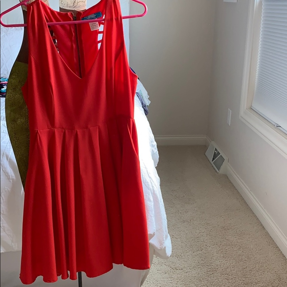 Beautiful red dress